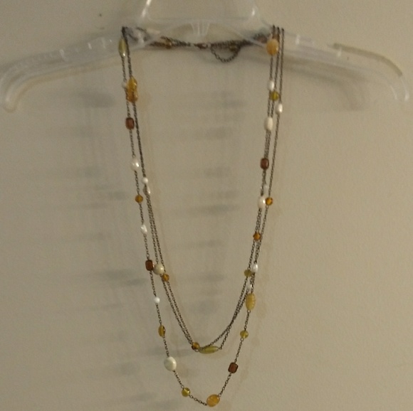 *5/$25 sale* Long three strand necklace - Picture 4 of 4